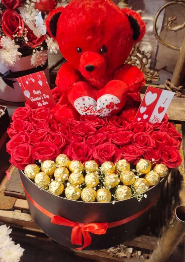 Roses + Ferrero Rocher